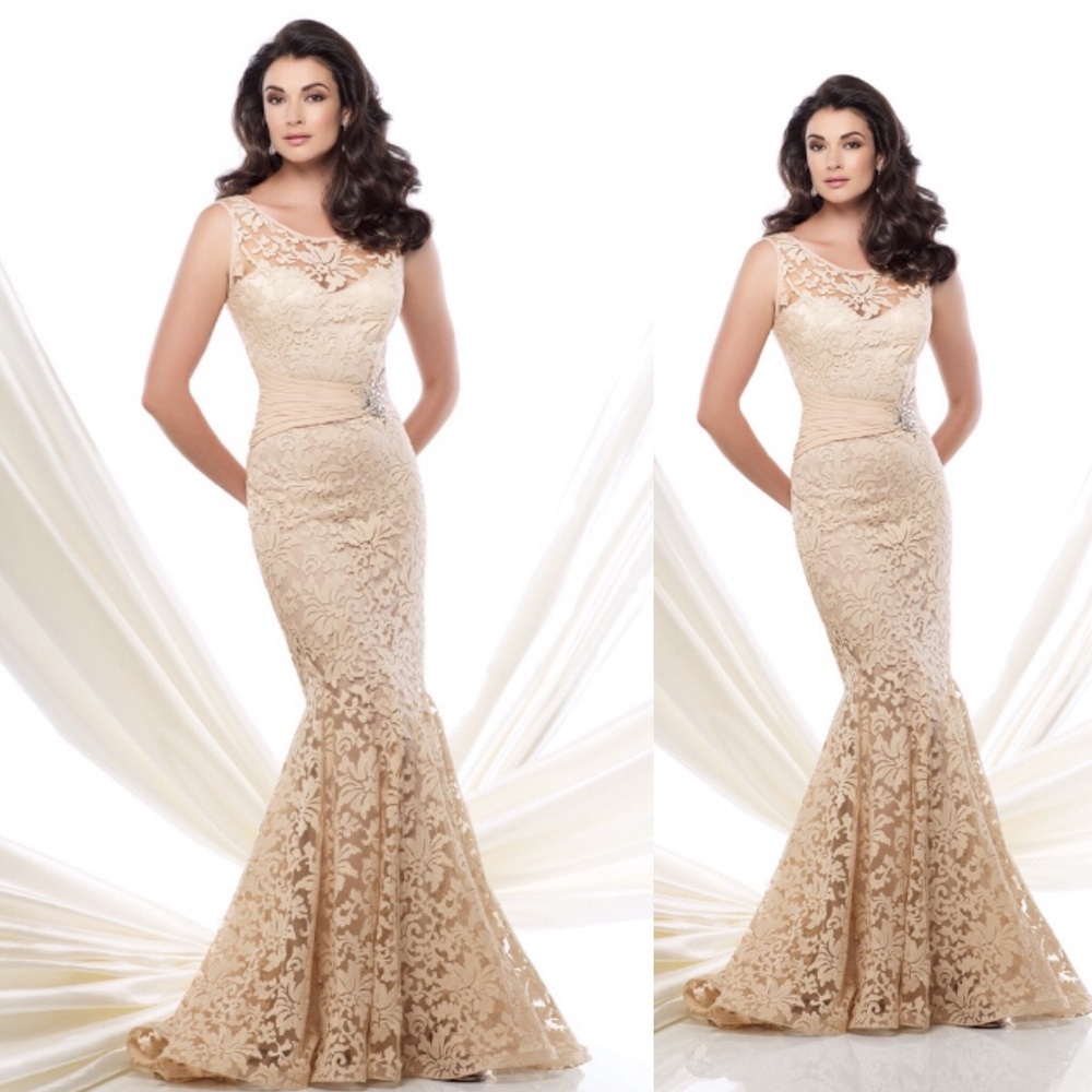 Montage by Mon Cheri Lace Gown - Picture 2 of 4